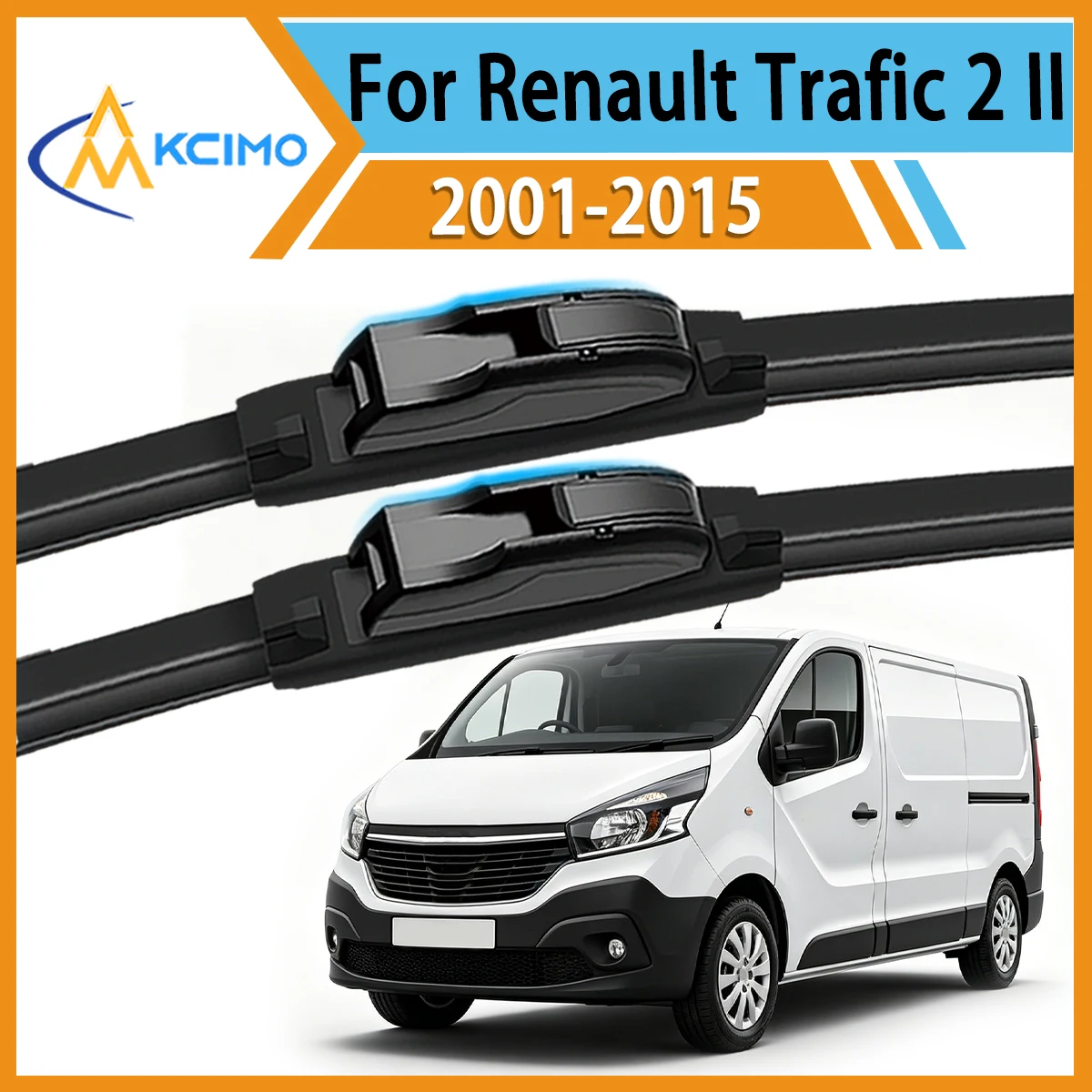 

Premium Windshield Wipers for Renault Trafic 2 II 2001 - 2015 2011 Vauxhall Opel Vivaro All Weather Anti-Wear Easy Install