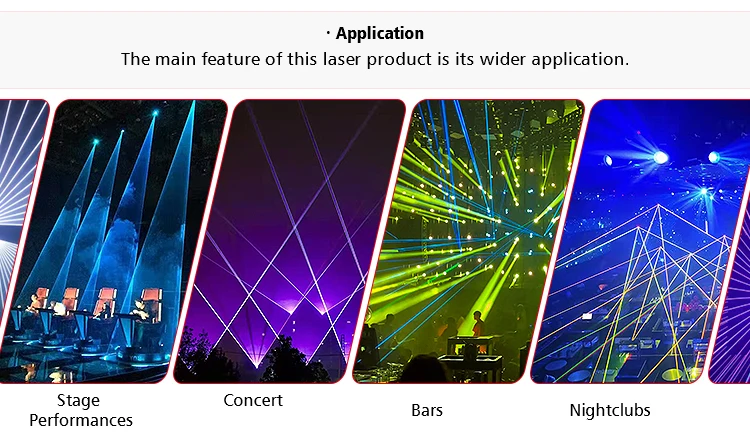 2 head stage DJ lazer light projector RGB beam animation laser light Show per discoteca night club