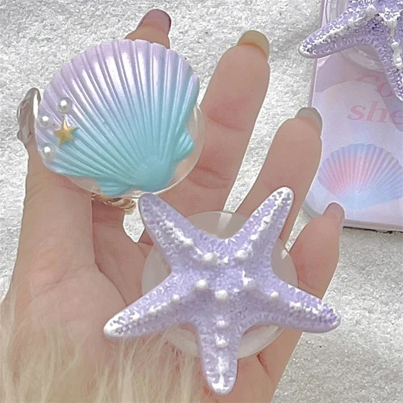 Гибкая подставка для телефона в виде морской звезды с держателем для пальцев и прочной клейкой основой, аксессуары для Iphone, держатель для телефона