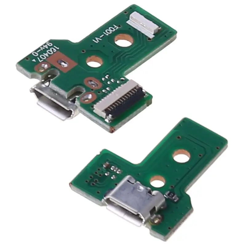 JDS-030 USB Charging Port Socket Board 12 pin Ribbon Cable with Board for DualShock 4 Controller