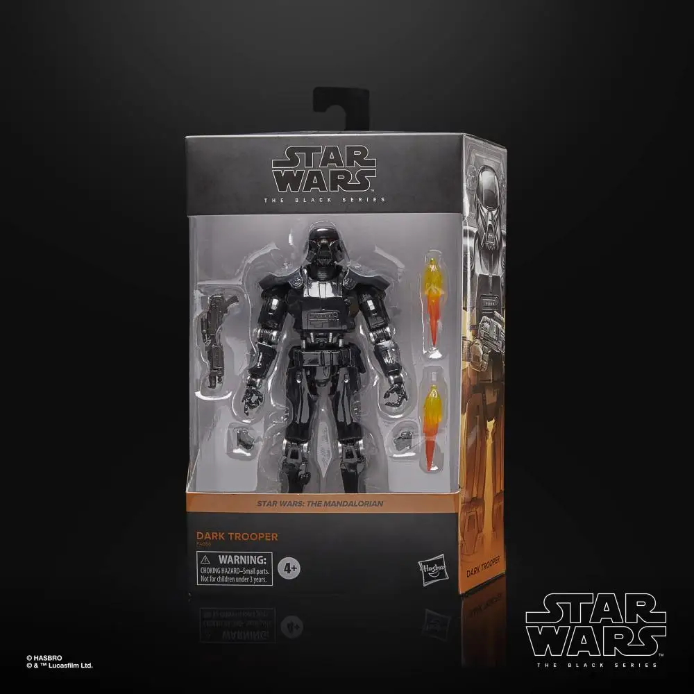 Star Wars The Black Series Dark Trooper Toy 6-Inch-Scale The Mandalorian Collectible Action Figure Toys Collectible Figure Gift