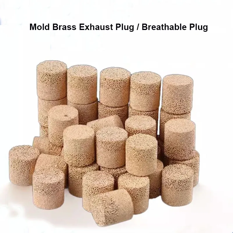 10/30 piezas de válvulas de descarga de gas de latón huecas para moldes de inyección, D3-D16mm, accesorios para cavidades de moldes de inyección