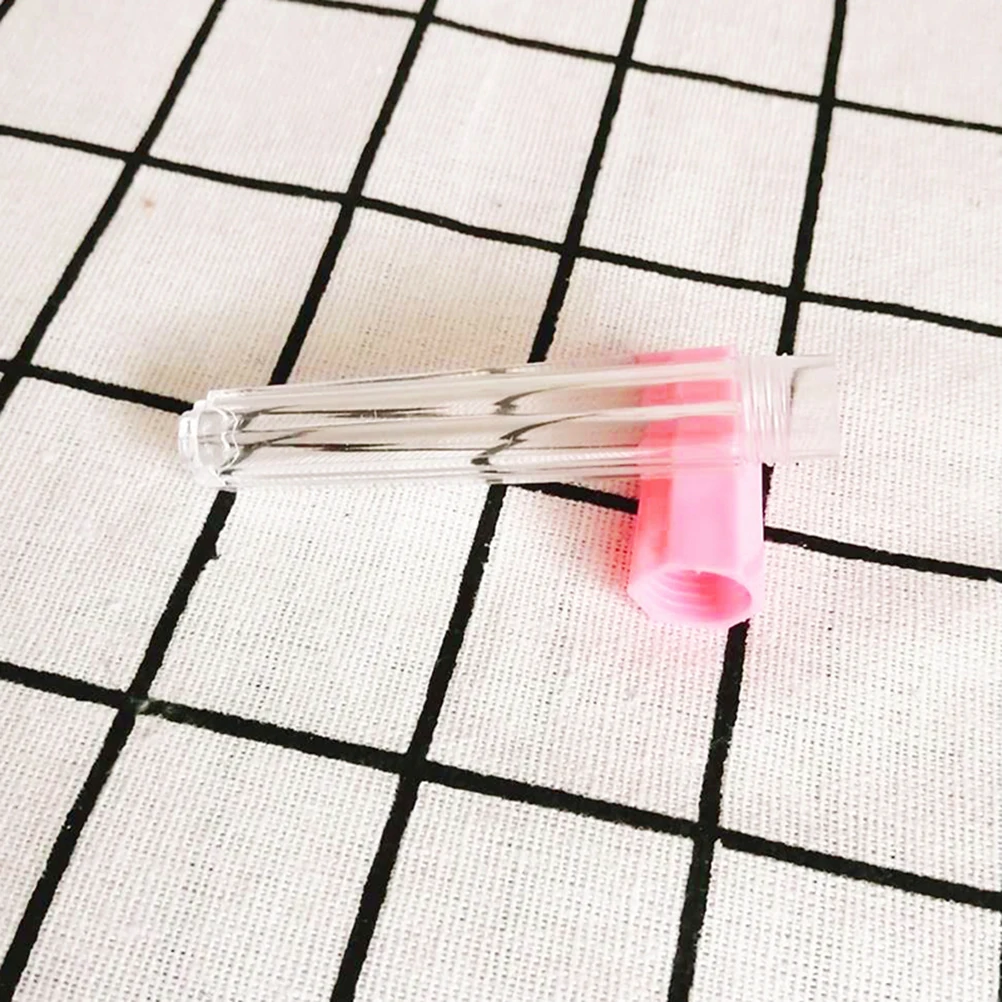 

10pcs Sealed Needle Storage Tube Holder Organizer Plastic Bottle 10Cm 74# Transparent Durable Pp Material Portable Container For
