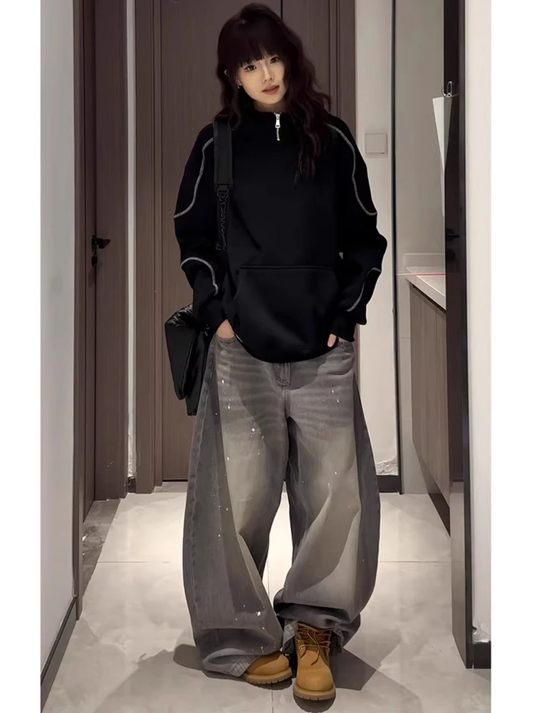 الأمريكية Sle Fce اصطف f البريدي تصميم الرجال البلوز ثي الدافئة الرياضة هوديي الخريف الشتاء القطن البوليستر مزيج #4