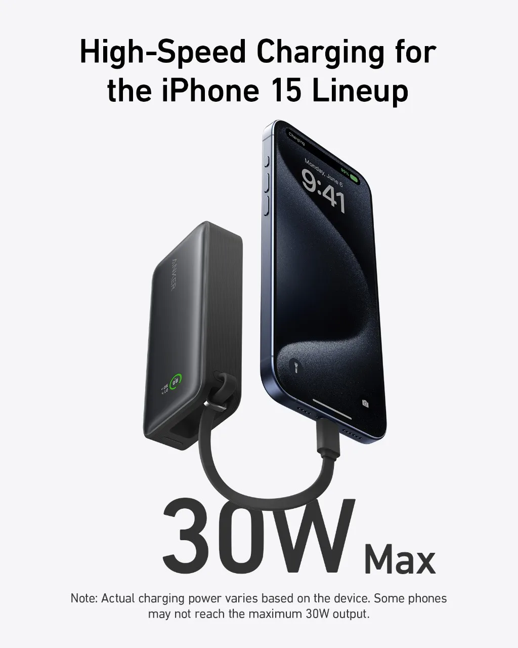 Anker Nano Power Bank 10000mAh PD 30W Spare Battery Portable Power Bank 10K Portable  Charger with USB-C Cable for iPhone 17 - AliExpress 202192403