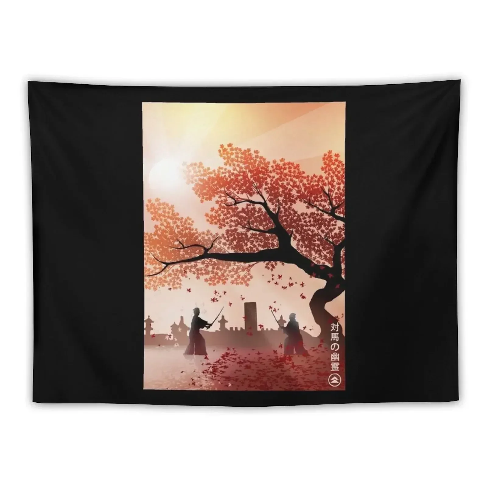 

Honor Tsushima Tapestry Japanese Room Decor Aesthetic Room Decorations Wall Hangings Decoration Home Decor Aesthetic Tapestry
