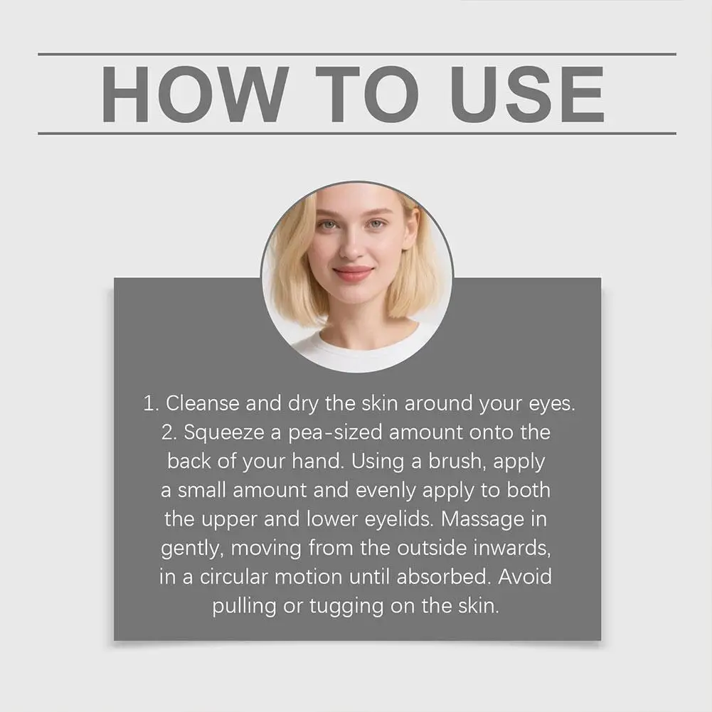 Crema para ojos reafirmante y iluminadora instantánea mejora las líneas finas alrededor de los ojos suaviza la piel y hidrata profundamente el cuidado de los ojos