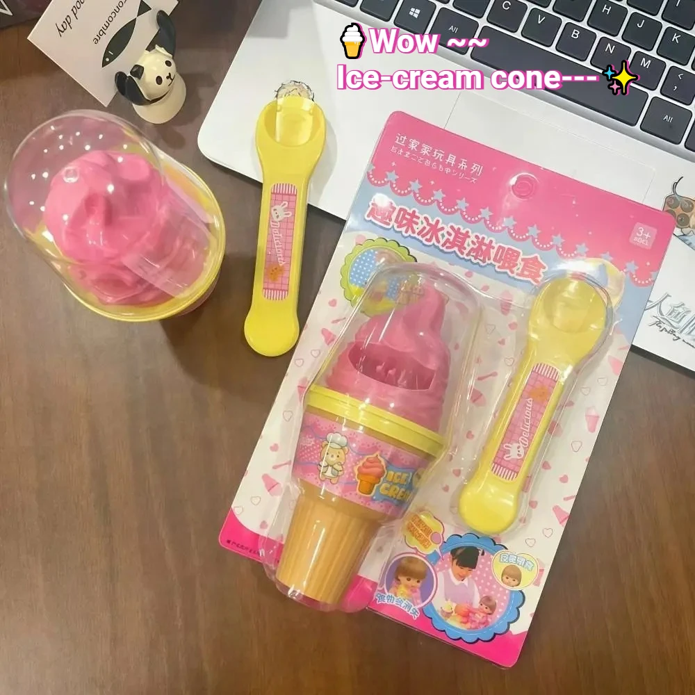 Baby Food Japan - Simuliertes Lebensmittel-Eiswaffel-Fütterungsspielzeug für Ihre Babypuppe, japanische