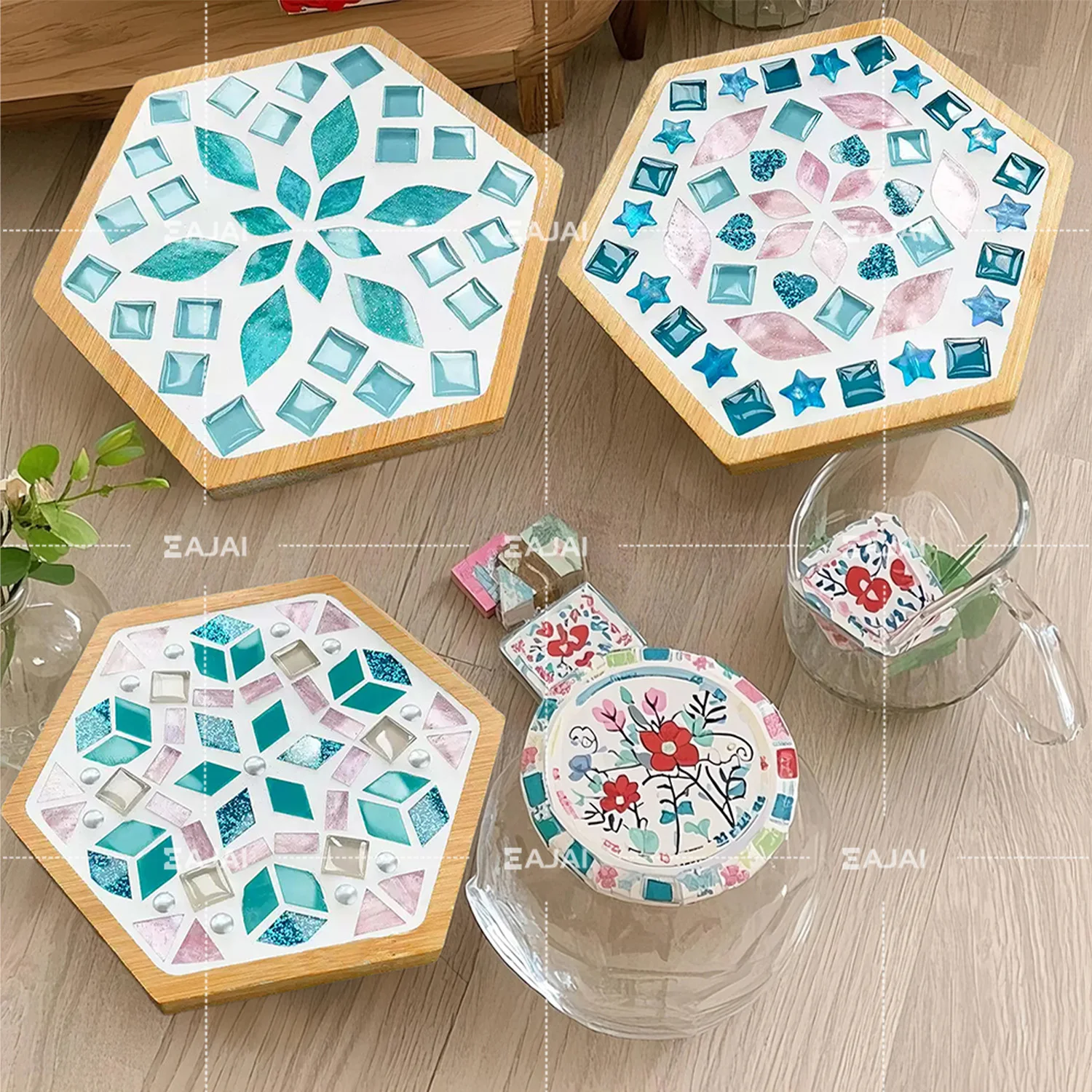 

Дерево для легкой мозаики, термомомозаичная плитка, коврик, напольная плитка, керамический материал для творчества «сделай сам», чтобы сделать живопись с картинками Arte