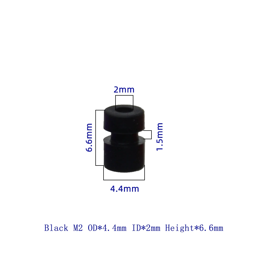10PCS M2/M3 Gummi Stoßdämpfer Silikon Dämpfung Ball Anti-vibration Bälle Für FPV Drone Quadcopter Flug control F4 F7