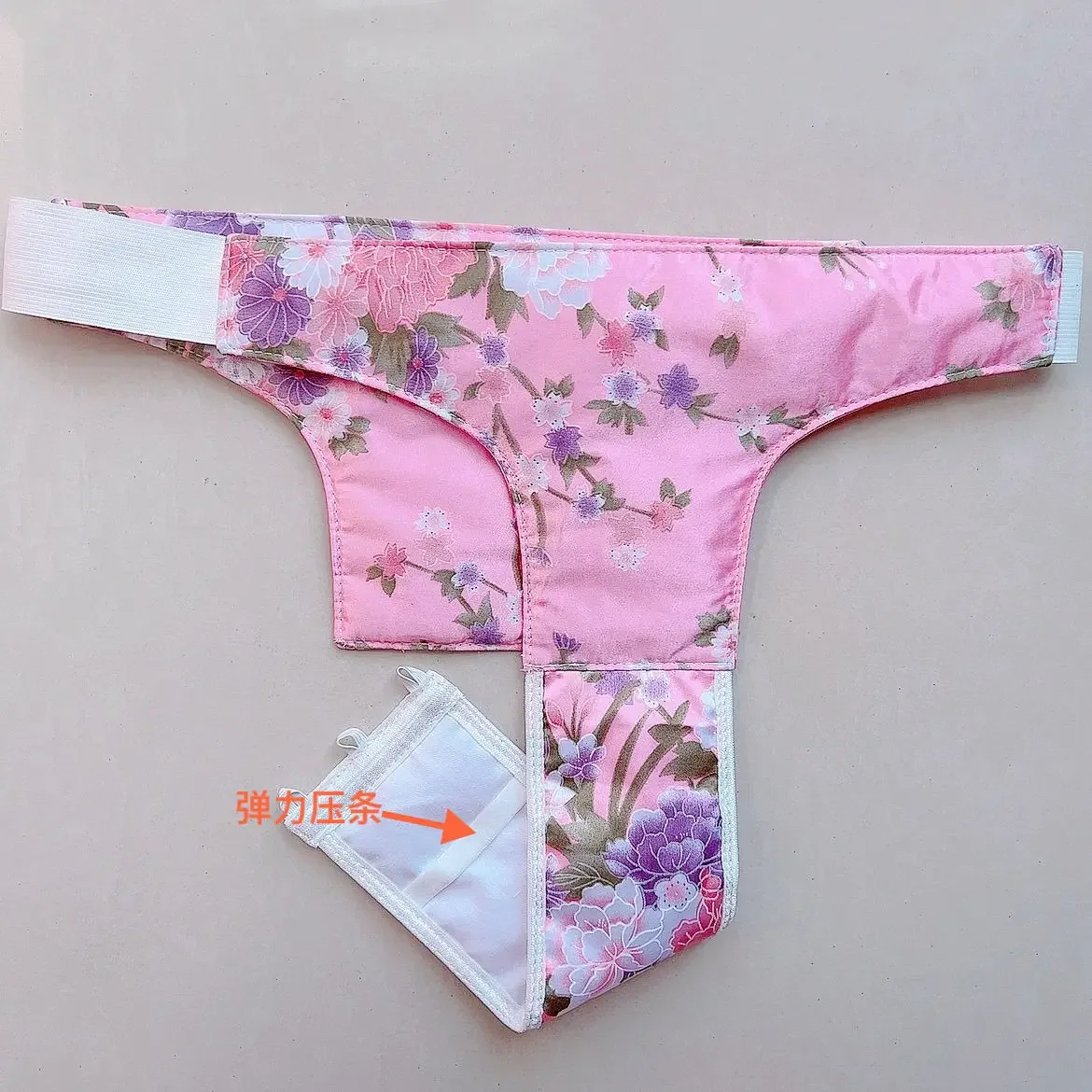 Women  ABDL Handmake Silky Touch T-Briefs Can Open With Buttons Panties Briefs