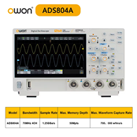 OWON ADS800A Oscilloscope Multimeter 100MHz Bandwidth 1GSa/s 7-Inch TFT LCD Automatic Waveform Acquisition USB/PC Interface