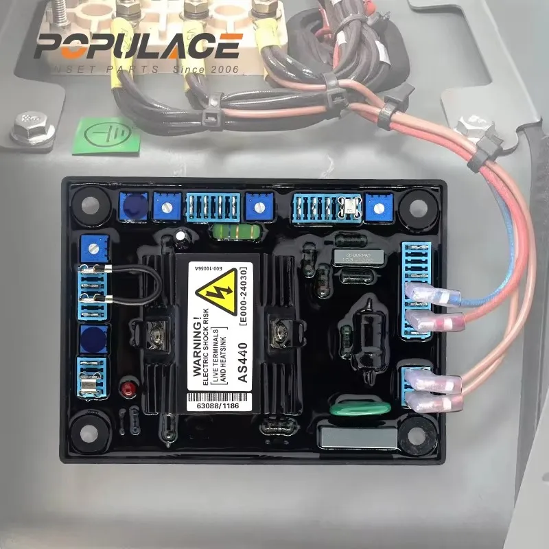 

AS440 AVR бесщеточный дизельный двигатель-генератор автоматический регулятор напряжения стабилизатор панель управления возбуждение регулирование напряжения