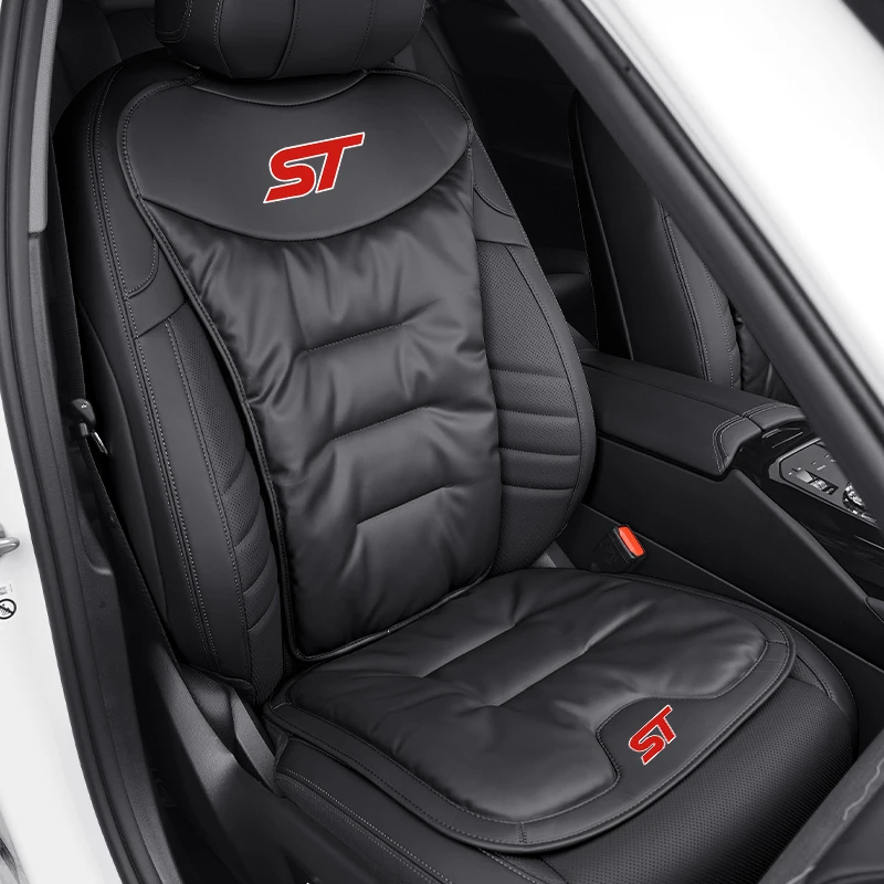

Car Velvet Cushion Vinter Leather Backrest Seat Cover Accessories For Ford Fiesta Focus mk2 mk3 Ranger Mondeo mk4 S-MAX Kuga Mus