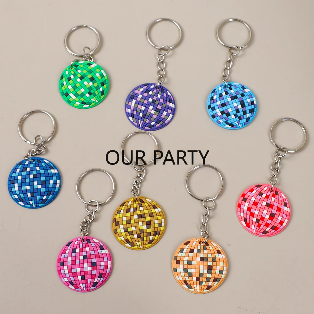 8Pcs 70S Disco Ball…