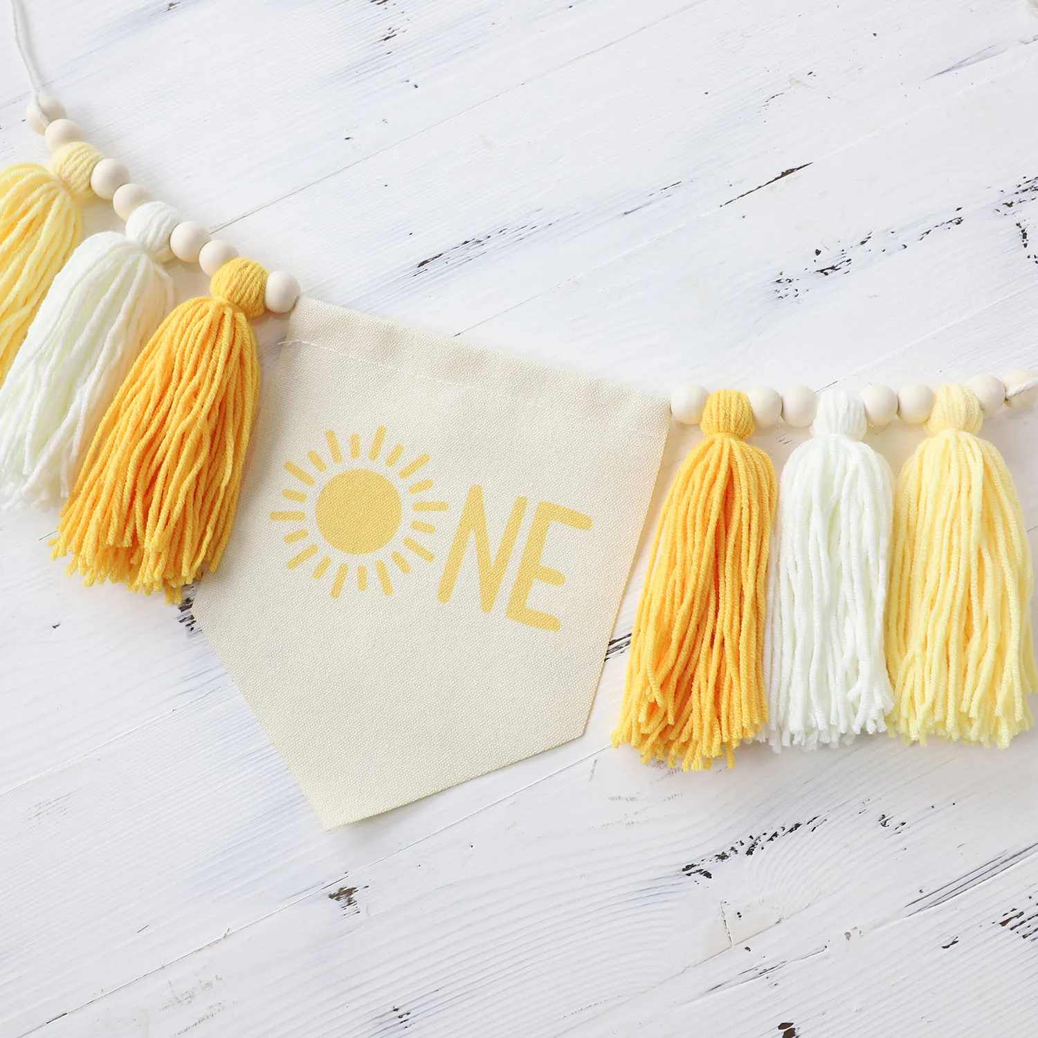 Bannerkranz mit Sonnenmotiv zum 1. Geburtstag, Geburtstagskronenhut, geeignet für Geburtstagsfeierdekorationen für Jungen und Mädchen – Detail 8