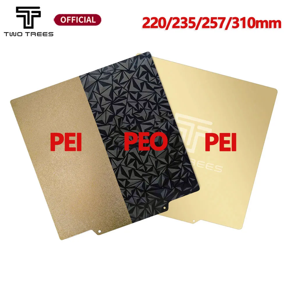 

Double Side PEO+PEI Spring Steel Sheet PEI Magnetic Build Plate 220/235/257/310mm Heated Bed Ender 3 Ender 5 3D Printer Part