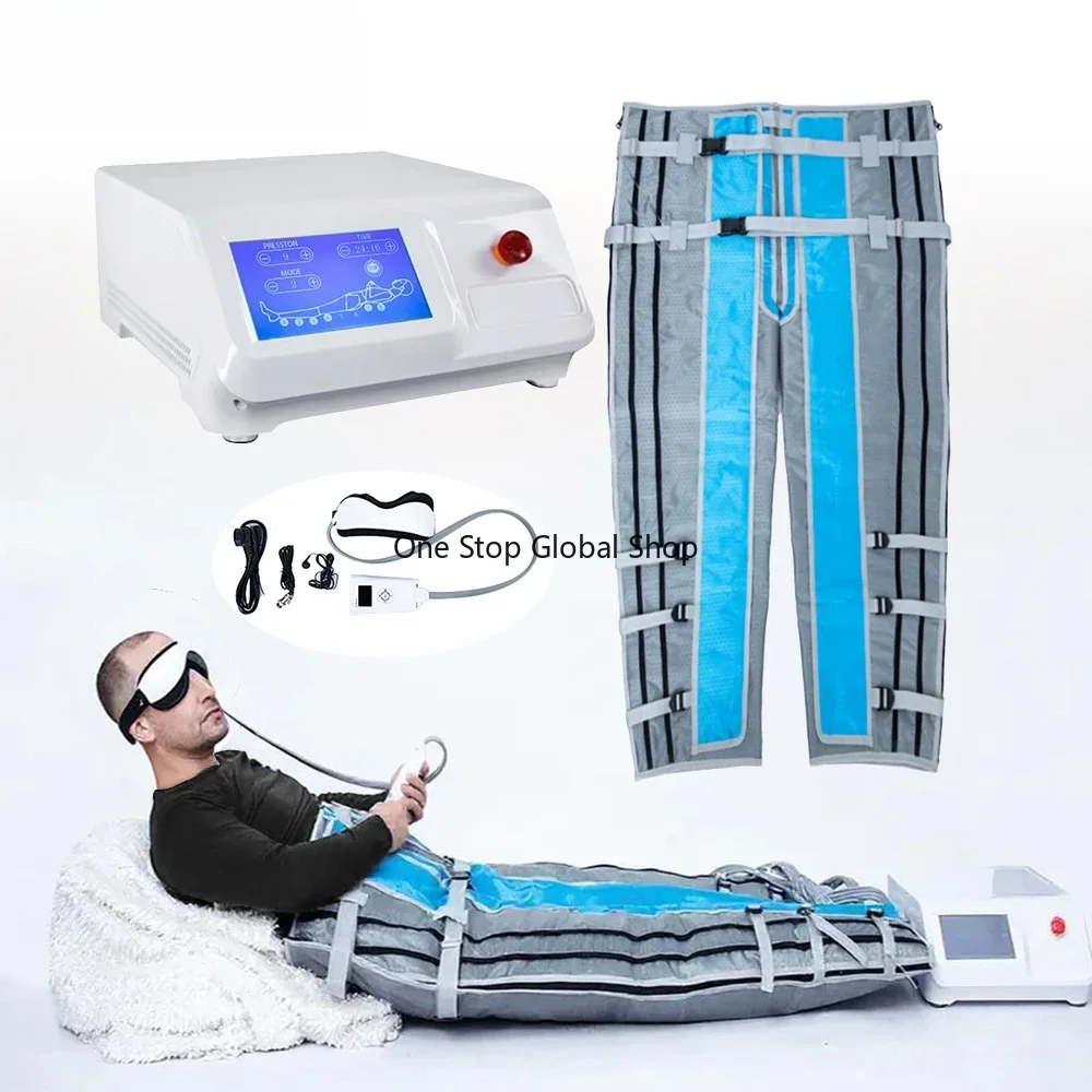 Professional Weight Loss Pressotherapy Machine Lymphatique Drainage Air Presure Sauna Suit Detox Full Body Relax
