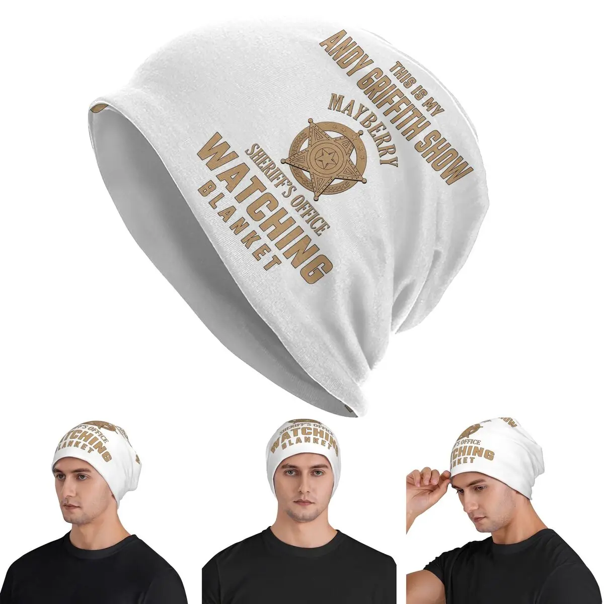 

This Is My Andy Griffith Show Skullies Beanies Hats Warm Autumn Winter Outdoor Cap Knitted Bonnet Caps for Unisex Adult