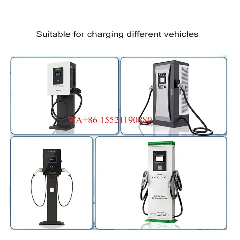 WMWMNU New Commercial 120kw Liquid Cooling Floor mounted DC Fast EV Charging Station for DC CCS Electric Vehicle Car Charger