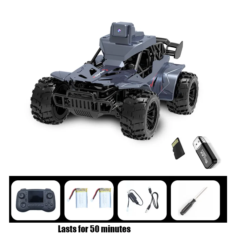 Rc Car with Camera Lcd Remote Fpv Real Time Transmission High Speed 2.4g Remote Control Car Voice Chat Toys For Kids Adults image 3