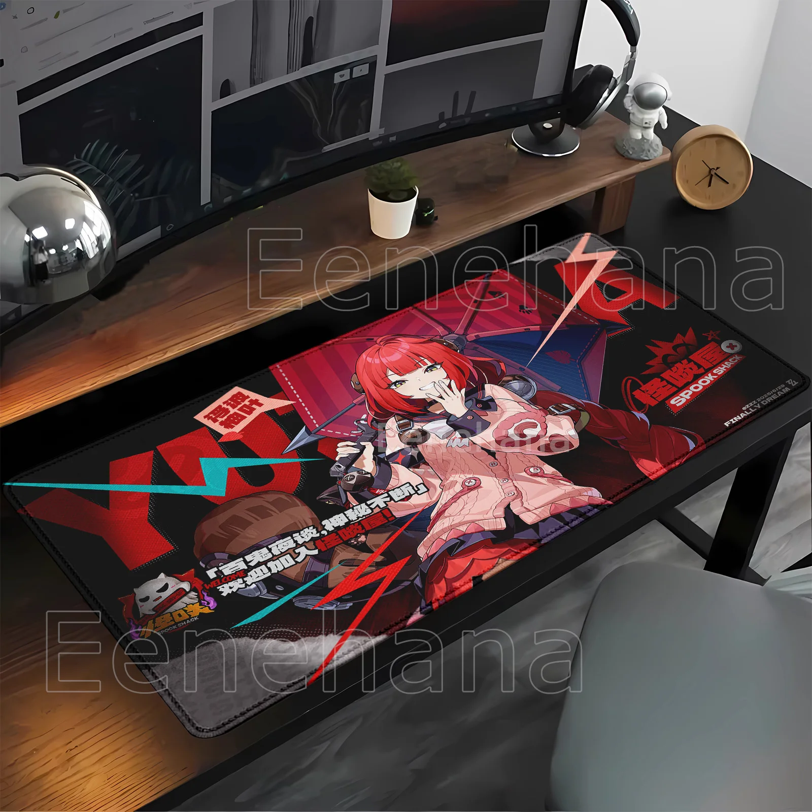 Ellen Joe ZZZ Hoshimi Miyabi‌ Vivian Mouse Pad Anime Girl Zenless Zone Zero Gaming PC XXL Keyboard HD Printing overlock Desk Mat