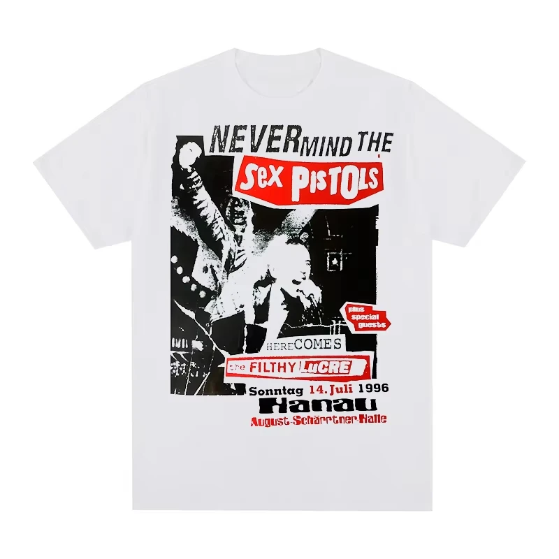 Vintage Punk Rock T-shirt Featuring Sid Vicious of Sex Pistols, Fashion Unisex Tops  Women And Men Comfortable T-Shirt