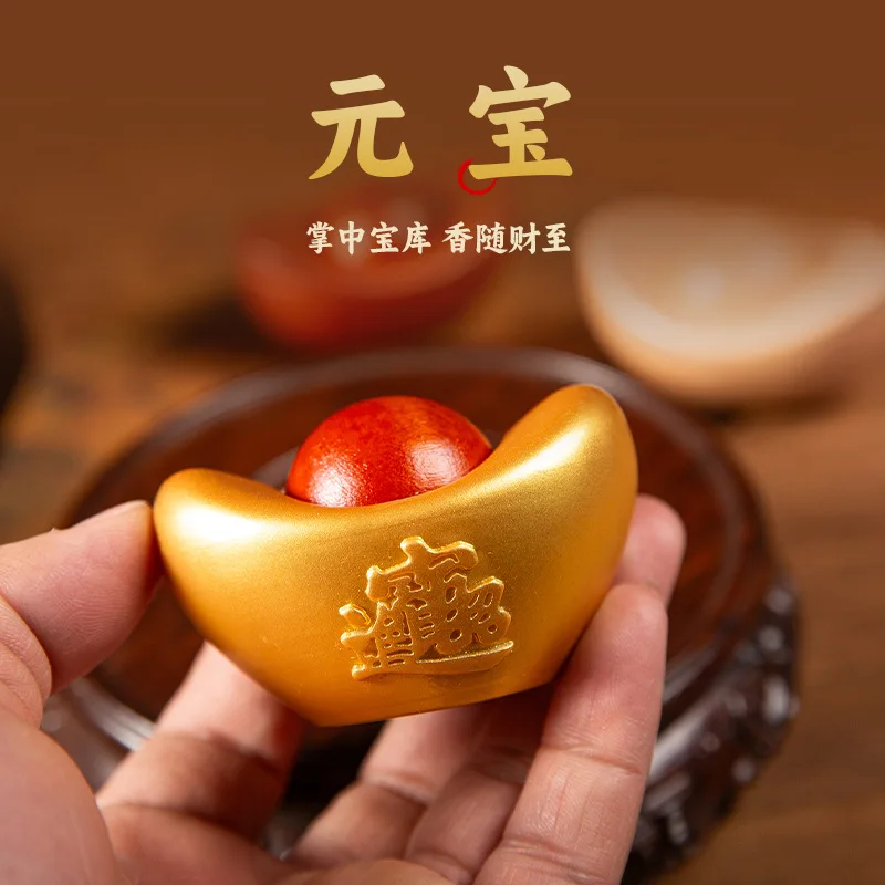 Lucky Ingredients Ingot Fragrance Car Accessory Long-lasting Fragrance Essential Oil Fragrance Accessory Handheld Accessory