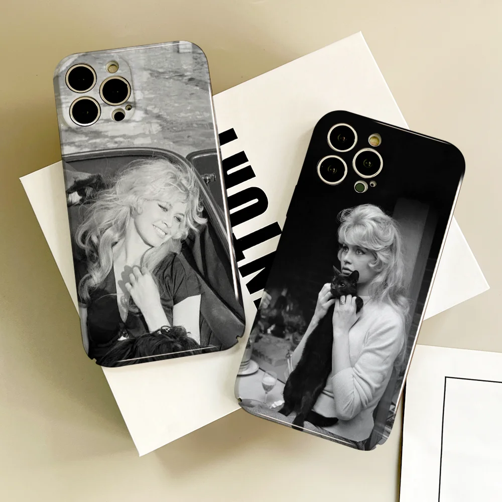 FAMOUS B-Brigitte B-Bardot-T funda de teléfono para Samsung S 24 25 23 22 Ultra Plus A 04E 5G mejor precio HD carcasa de película dura