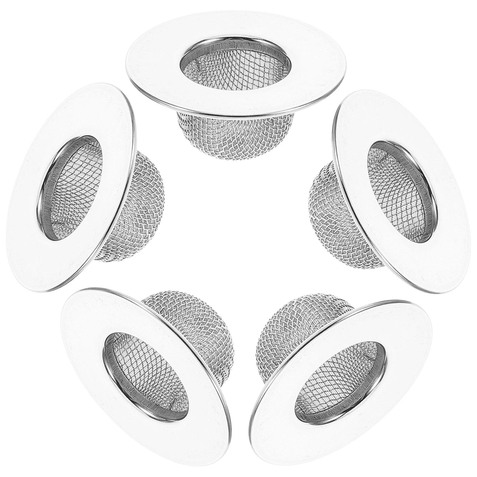 

5 pcs Smoke Mesh Filter Double Layer Stainless Steel Screen Reusable Beverage Smoking Strainer For Cocktails Whiskey Bartender