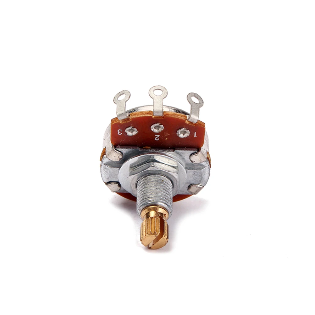 

Copper Head Potentiometer Guitar Volume Tone Rotary Knob Knobs Volumes Shaft Silver