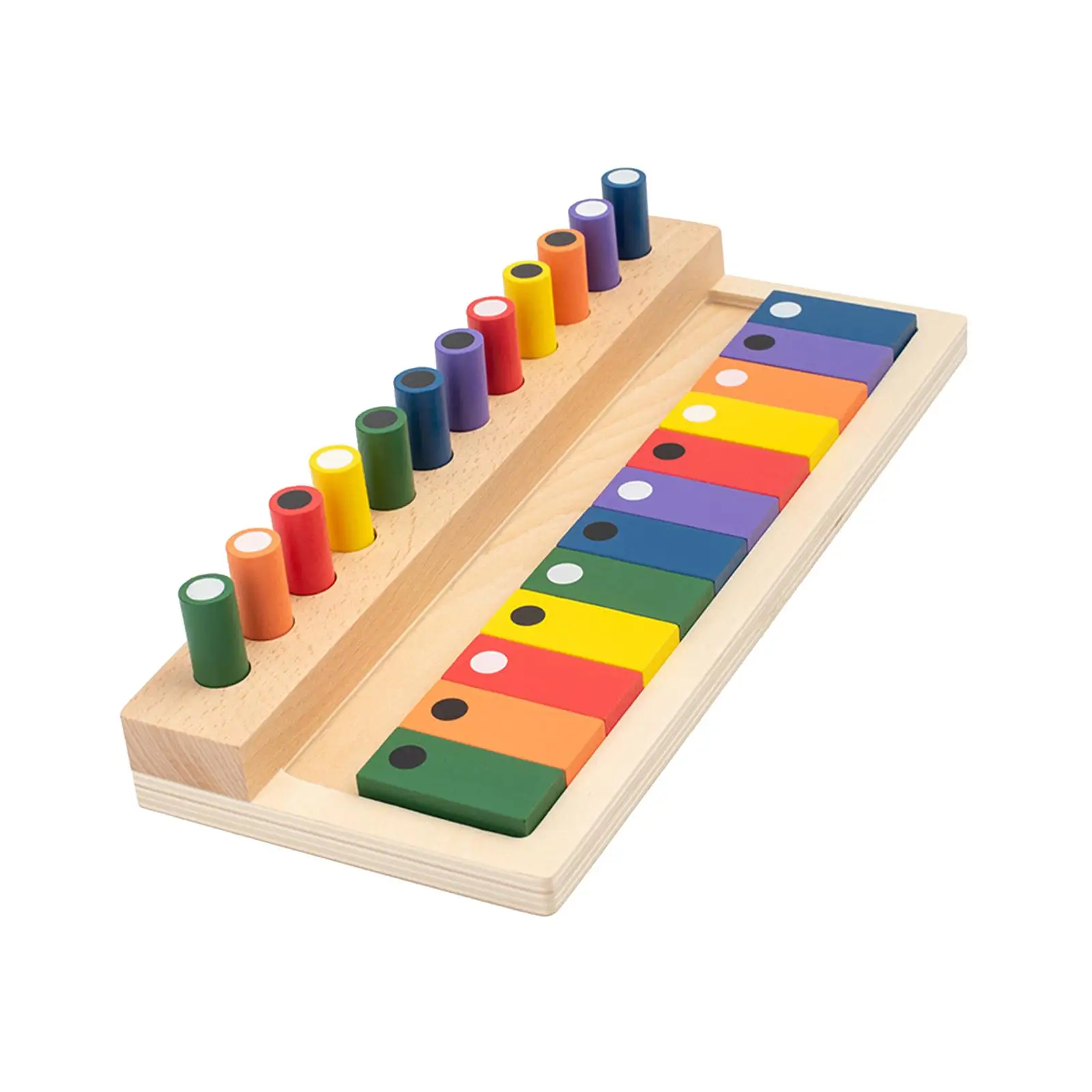 

Stack and Sort Board Training Colorful block Toy Children Early Educational Gift Early Educational Toy Wooden Educational Toy