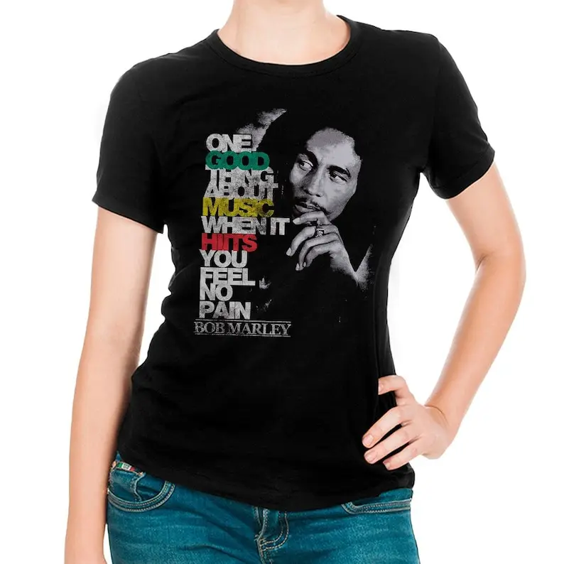 Bob Marley Quote T-Shirt / Men's Women's Sizes / Cotton Tee (wra-068)