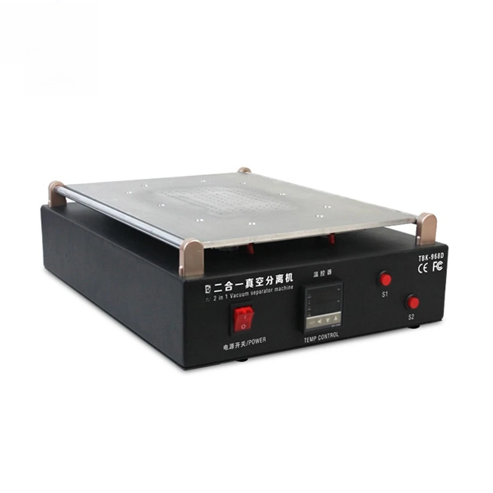 TBK 968D 2 in 1 Manual LCD Touch Screen Separator Machine 19 Inch Separator Screen Repair Machine Build-in Vacuum Pump
