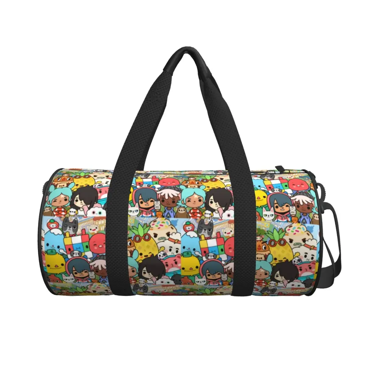 

Toca Life Box Toca Boca Cute Game Большая спортивная сумка Водонепроницаемая дорожная сумка Duffle Сумки Сумка для фитнеса