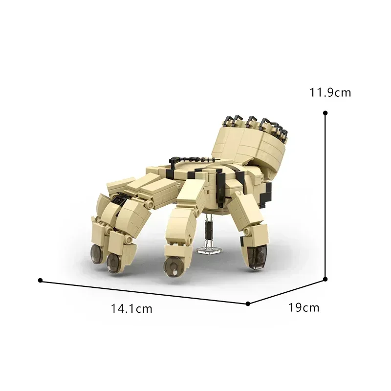 MOC Monster hand building blocks educational model toys for children Halloween gifts bloques de construcción  장난감