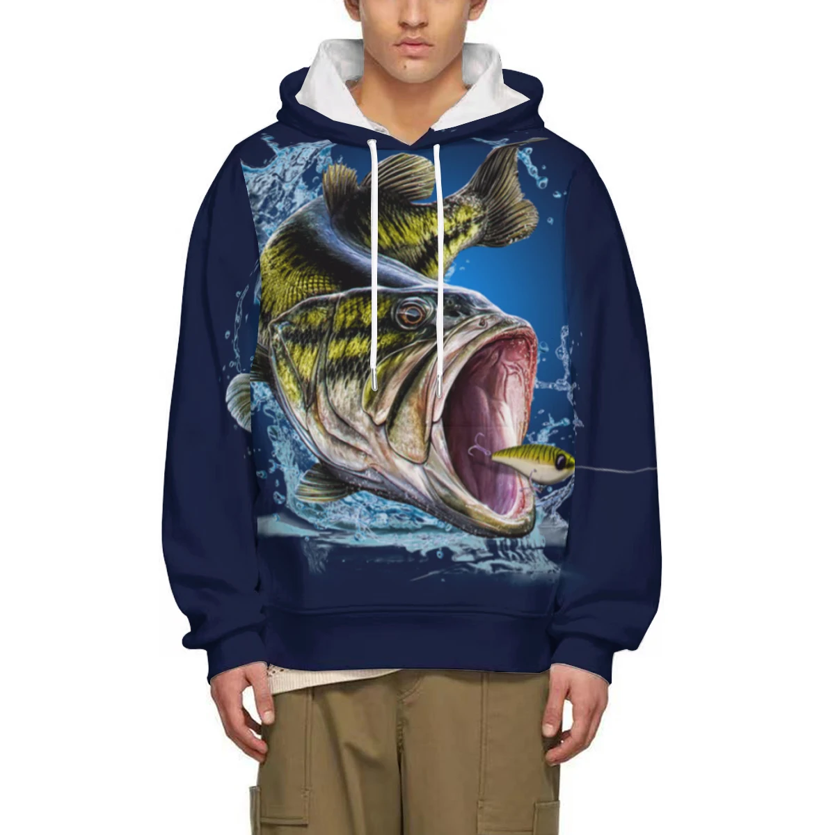 

Animal Fish Hoodie Funny Harajuku Pullover Fashion Streetwear 3D Printed Hoodies/Sweatshirts/Jacket