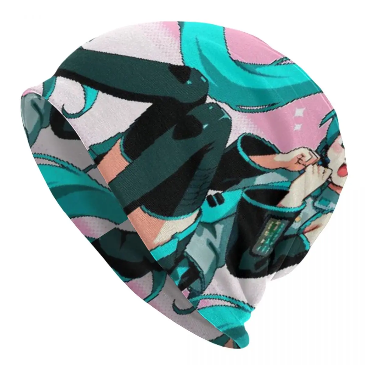 Männer Frauen Hatsune Miku Chemo Slouchy Beanies Outfits Herbst Winter Kopfbedeckung Motorhaube Strickmütze Geburtstagsgeschenke Idee