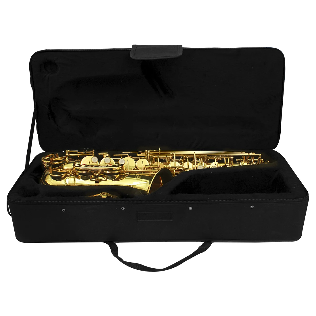 M MBAT Gold Alto Saxophone Student Alto Saxophone E Flat  Beginner Saxophone Complete Set with Case Mouthpiece Strap Reed Parts