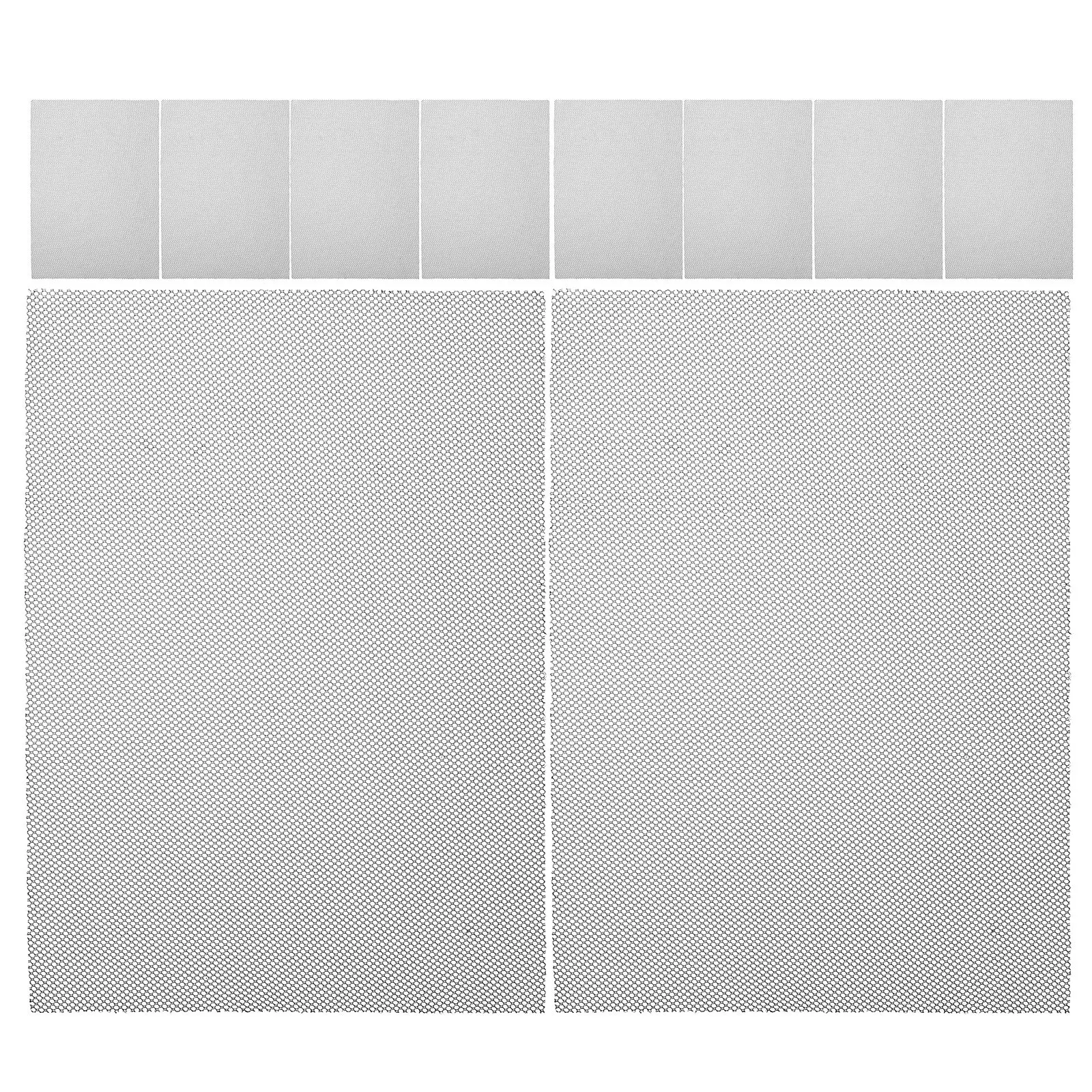 10Pcs Eye Mesh Fabric Sheets 11.79x8.45 Breathable Lightweight for Costume Masks Cosplay Crafting Eye Mesh for Fursuit