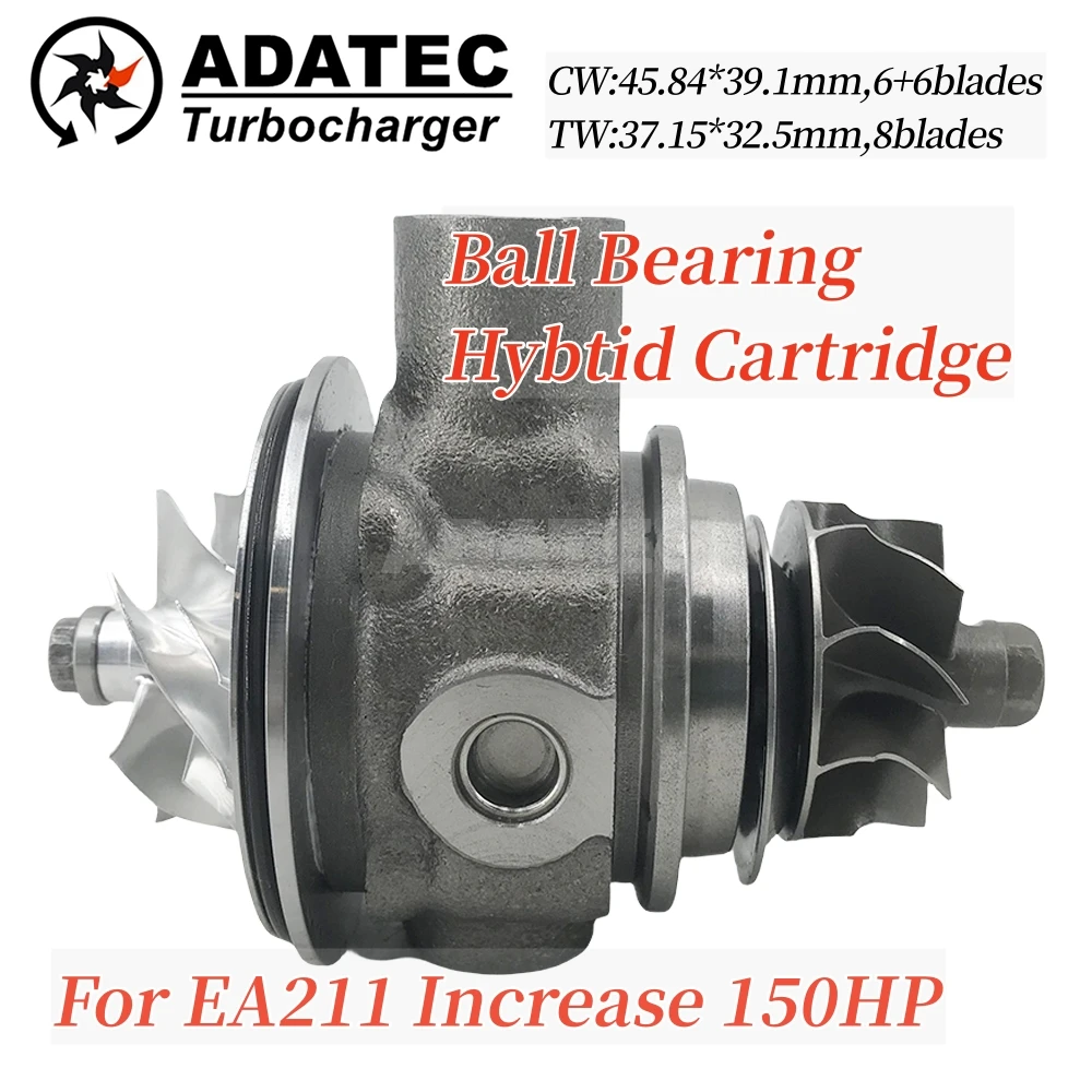 Hybrid Turbo Cartridge KP38 163897000000 CHRA Turbine 4E145702G for VW EA211 Golf Passat CSSA CSTA DBVA Audi A3 Q3 1.4 TSI