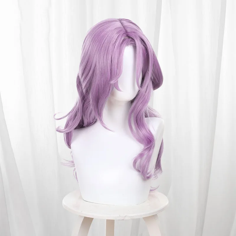 Game Honkai Star Rail Jade Lady Cosplay Wig Purple Long Hair Ten Stonehearts Halloween Carnival Party For Women Girls Props