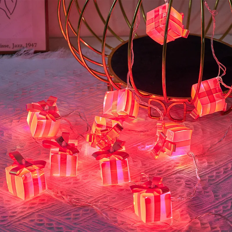 A variety of Symphony shops, hotels, beautiful atmosphere decoration, cultural tourism night scene decoration, Christmas set