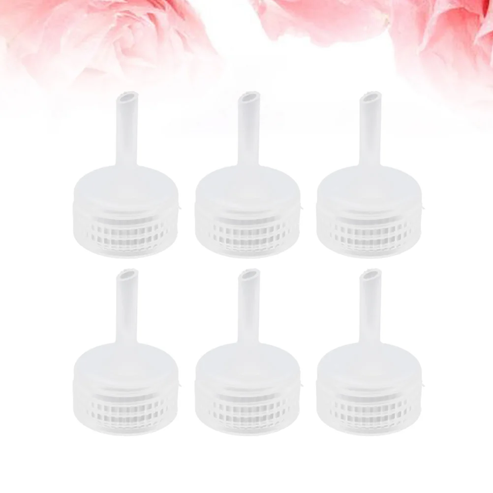 

50pcs Shrimp Egg Incubating Cap Durable Plastic Hatchery for Aquarium Fish Tank Breeding Suitable Bottles