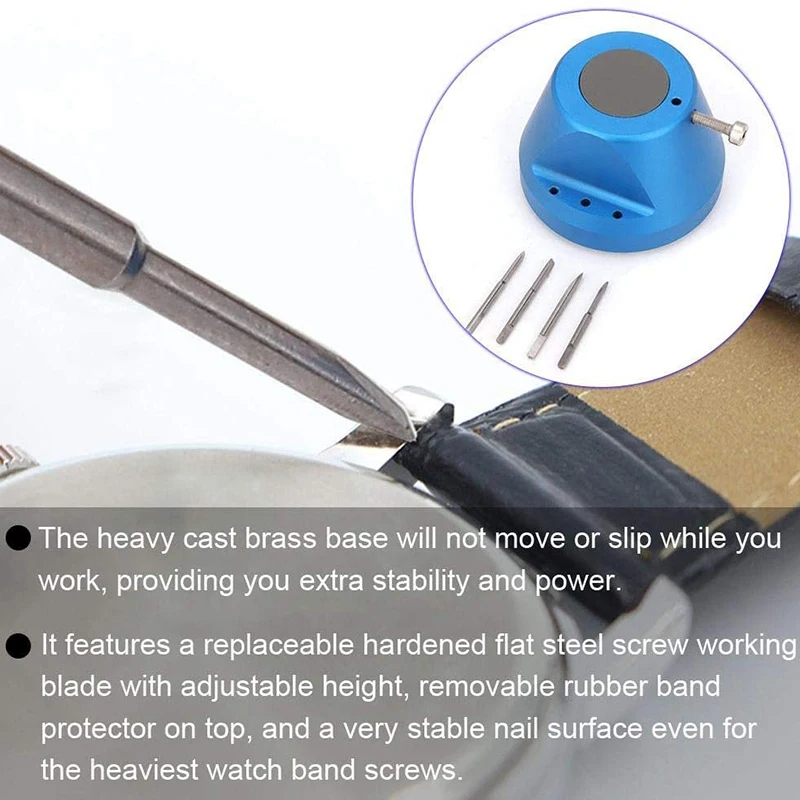 Professional Watch Strap e Parafusos Removedor, Wristwatch Strap Removal, Watch Part, Repair Tool for Relojoeiro