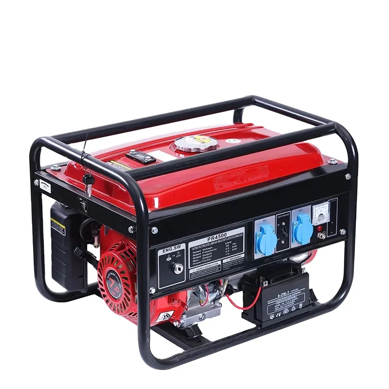 Factory design PR2500  portable Gasoline generator 2200kw 220V 50HZ Easy to carry with large 12L fuel tank