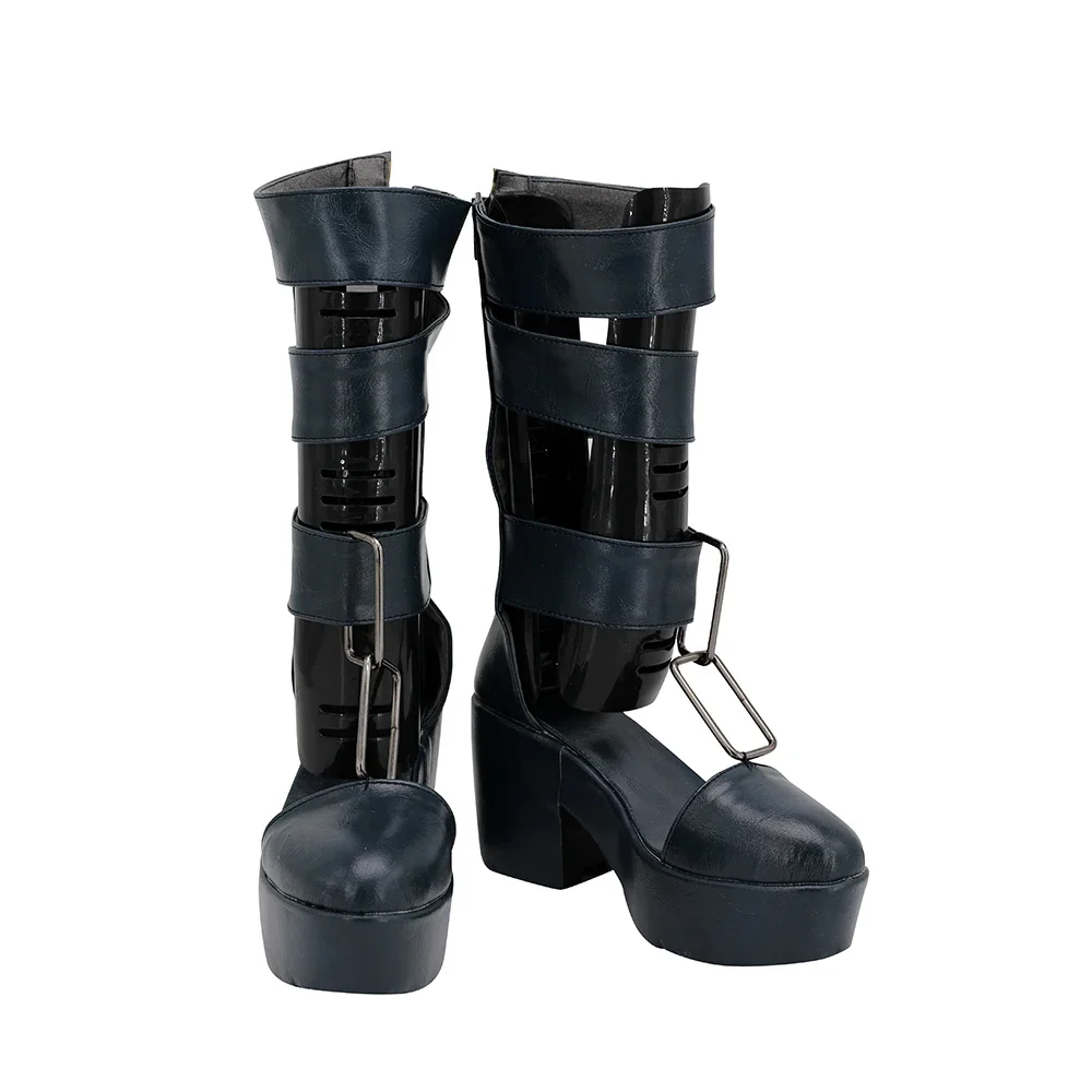 Juego Arknights Tsukinogi Botas de cosplay Zapatos de cuero personalizados para hombres y mujeres