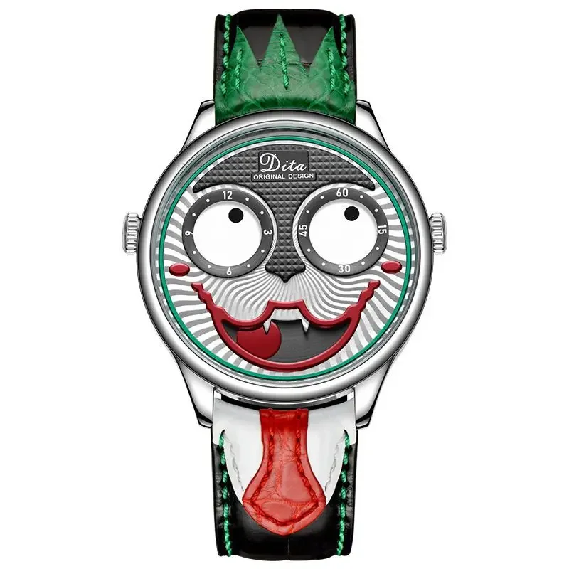 New Concept Russian Clown Watch Men's Stylish Simple Quartz Watch Student Waterproof Watches