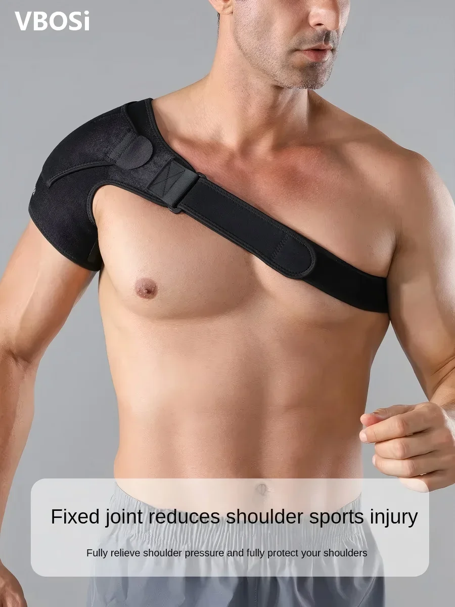 VBOSI Compression Shoulder Support Brace, Adjustable Shoulder Wrap for Rotator Cuff Injury, Dislocation, Arthritis Relief