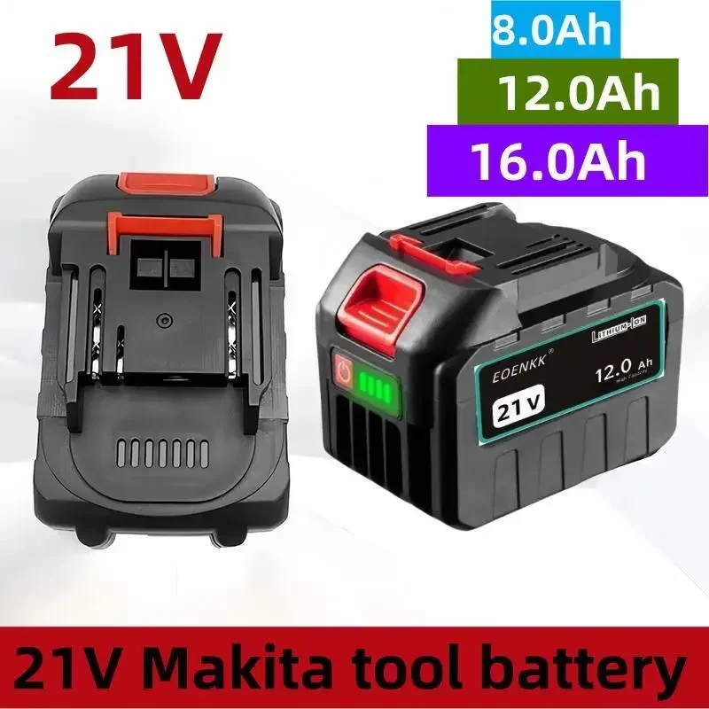 NEW21V12Ah for Makita  Lithium-ion Rechargeable Power Tool battery 21V 80000mAh Replacement Battery BL1860 BL1830 BL1850 BL1860B